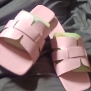 Chic Pink Women's Slide Sandals